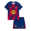 Camisa de time de futebol Barcelona Replicas 1º Equipamento Infantil 2025-26 Manga Curta (+ Calças curtas)